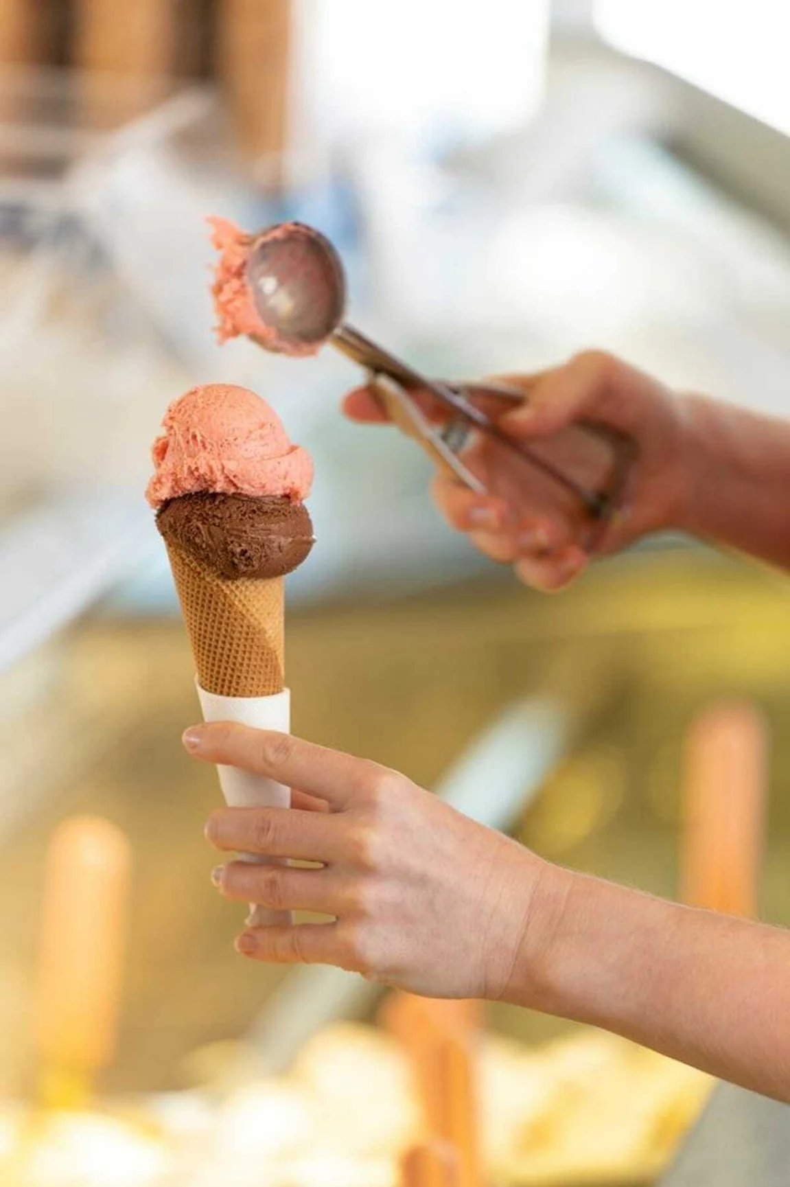 Ice cream at Millie